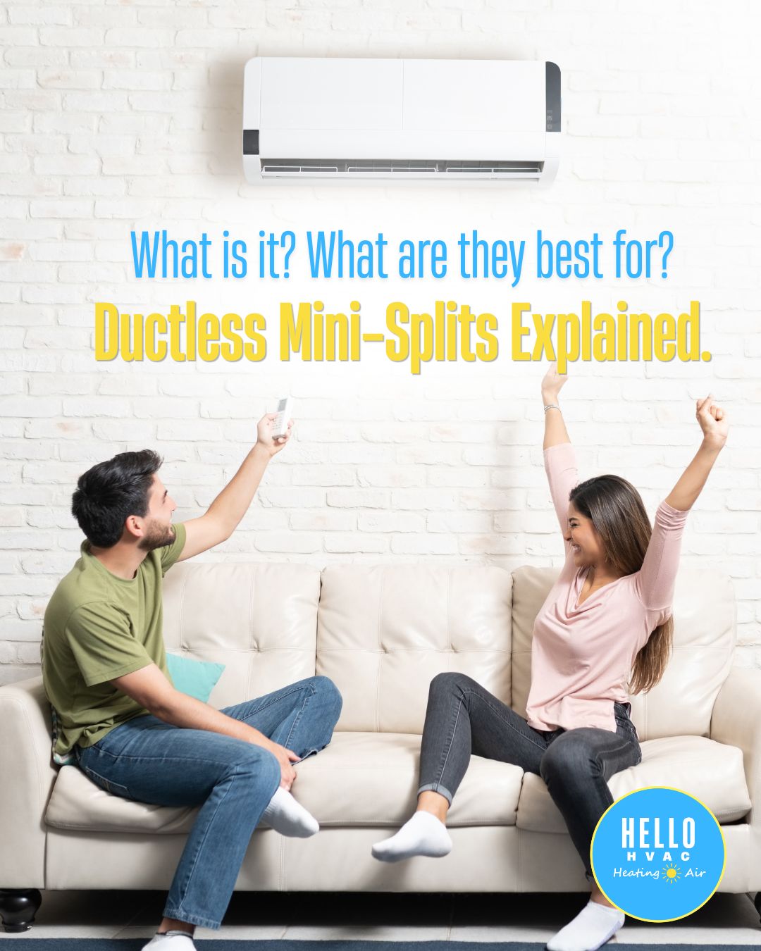 ductless mini-split HVAC blog. What is it? What are they best for?